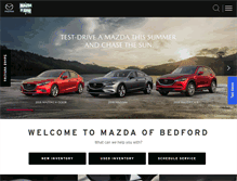 Tablet Screenshot of mazdaofbedford.com